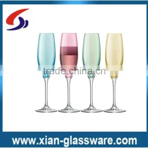 Promotional Wholesale Colorful Glass Champagne Flute thumbnail-1