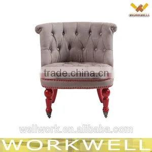 WorkWell Modern Design Fabric Coffee Chair Child Chair Kw-D4047-6 thumbnail-3