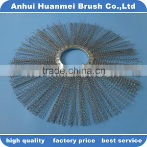 Anhui Factory High Quality Steel Wire Road Sweeper Brush thumbnail-3