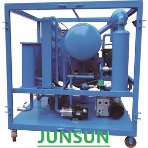 High-quality JUNSUN 4500 LTRS/HOUR Vacuum Dehydration Type Transformer Oil Treatment Machine thumbnail-1