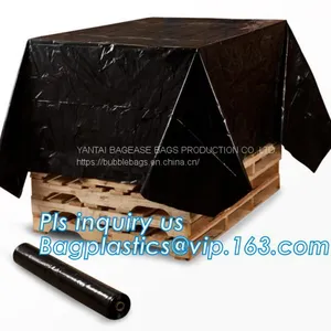 Square Bottom 4mil Clear Pallet Cover, Square Bottom Bag on Roll Pallet Cover Bag, Polyester Pallet Cover Bags, Pallet T thumbnail-4