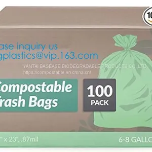 Compostable Recyclable Clear Poly Bags Custom Logo OPP Material Plastic Self Adhesive Seal Garbage Bag Bagease Bagplasti thumbnail-1