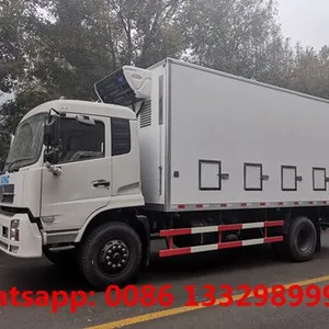 Dongfeng Tianjin 5.8m Length Day Old Chick Transported Truck for 40,000 Day Old Chicks Broilers for Sale thumbnail-2