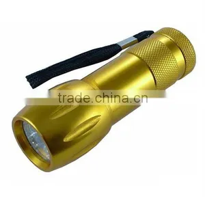 Metal 9 Led Pocket Flash Light thumbnail-1