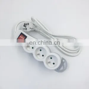 Cable D'extension Avec Interrupteur Francais Prises Mural Multiples Changer 5 Voies thumbnail-3