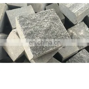 Dark Grey Granite G654 Natural Split Cubics Cobble Stone thumbnail-1