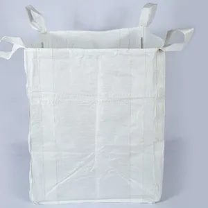 Flat Bottom Bottom Option (Discharge) Recyclable PP Woven Big Bag Sack for Transport Granule thumbnail-2