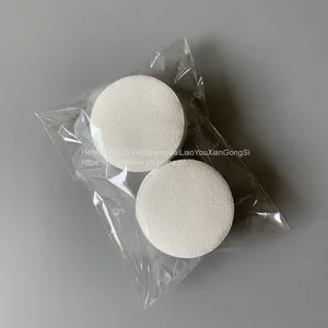 Grande Diameter 5.5cm Disposable Non-woven Gauze Swab Round Cotton Pad Wet Compress Cotton 47g Mesh Non-woven Fabric thumbnail-5