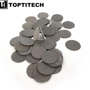 Sintered 5 Layers Stainless Steel Wire Mesh Filter Sintered Stainless Steel Mesh Filter Cartridges Oil Filter Filtration thumbnail-1