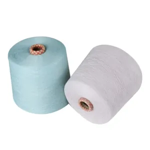 Low Price 20/1 ne Carded Cotton Yarn Ne14/1 16s/1 Dyed Cvc 60/40 pc 65/35 Blended Yarn for Socks Knitting Embroidery thumbnail-1