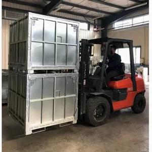 Foldable Steel Container Metal Intermediate Bulk Containers for Liquids thumbnail-1