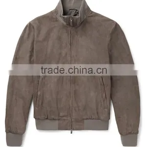 Custom Man Motorcycle Jacket Suede Fall Jacket thumbnail-3