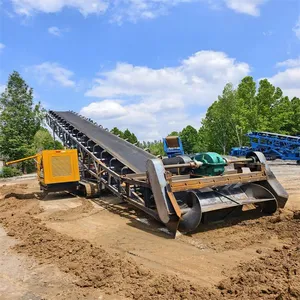 Crawler Walking Slag Scraper, Coal Slag Stacking Material Scraper, Remote-controlled Material Reclaiming Conveyor thumbnail-5