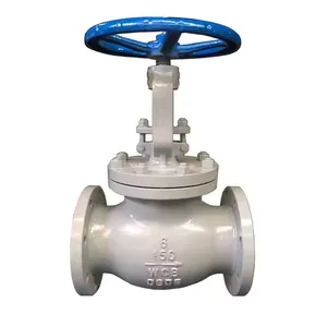 Factory Premium Quality Durable 6 Inch Cast Steel WCB Globe Valve Class 300 Stop Valve With Hand Wheel for Oil Gas Water thumbnail-1