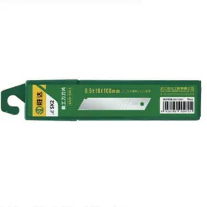 SK2 Utility Knife Blades (White Edge), 0.5×18×100mm High‑Hardness Long‑Lasting Replacement Cutting Blades thumbnail-1