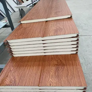 China Factory Siding Carving Outdoor Polyurethane Sandwich Panel Metal Carving Wall Panel thumbnail-4