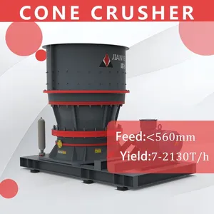 HST100 Single Cylinder Hydraulic Cone Crusher for Granite Basalt Limestone Quarry Crushing thumbnail-3