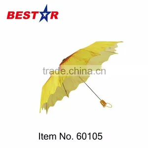 Trade Assurance Custom Logo 3 Folding Umbrella thumbnail-1