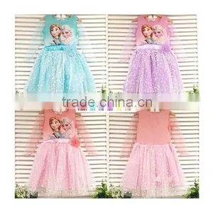 Instyles Fashion Cheap Wholesale Junhou Brand Cheap Fashion Hot Sale Lace Printed Dress Wholesale Sequined Long Sleeve Frozen thumbnail-1
