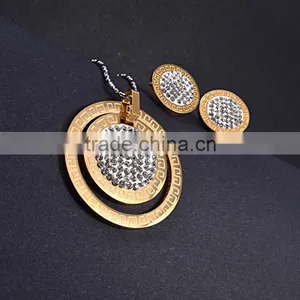 European Fashion Jewellery Gold Plated Fashion And Costume Jewelry Set thumbnail-4