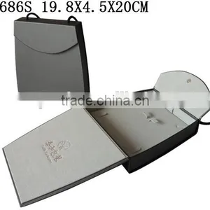 P1686W2 Cardboard Paper Watch Box WIth Snap thumbnail-3