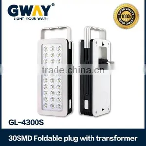 NEW ABS Plastic SMD Mini LED Emergency Light,rechargeable Wall Mounted Lantern for Camping thumbnail-4