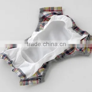 Made in Japan Products High Quality Cool Check Pattern Printed Cloth Diaper Baby Nappies Wholesale for Hot Selling Item thumbnail-2