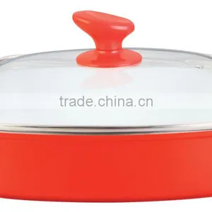 Aluminum 24CM Square Shallow Ceramic Casserole thumbnail-1
