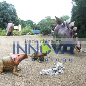 Mechanical T-rex Dinosaur With Other Dinosaur Party thumbnail-5