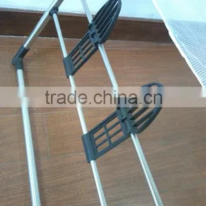 Folding Stainless Steel Balcony Baby Clothes Drying Hanger Rack thumbnail-3