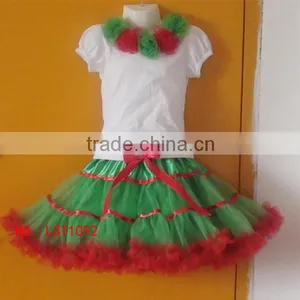 Christmas Heart Kaiya Pettiskirt Set,casual Kids Summer Clothing Sets,fluffy Tutu Skirt Set thumbnail-3
