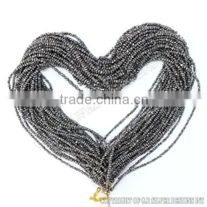 Diamond Beads Wholesale,2-3mm Rondelle Faceted Gemstone Strand,wholesale Diamond Beads Stones thumbnail-1