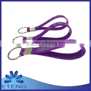 Popular Ink-filled Silicone Keychain With Customized Logo,cheap Silicone Keyring thumbnail-1