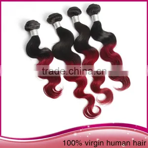 Cheap Brazilian Hair Weave Bundles Burgundy Brazilian Hair Weave Bundles thumbnail-5