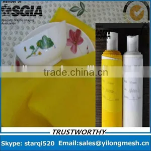 White 100% Polyester Monofilament T Shirt Silk Screen Printing Mesh thumbnail-1