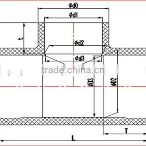 High Quanlity Industry Pipe Fittings Reducing Tee thumbnail-2