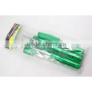 7pcs Square Screwdriver Set Green Transparent Hand With Tools Bag SD3112 thumbnail-5