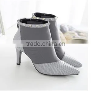 High Heel Boots Tube 2014 Boots for Women Hot Selling Red Boots thumbnail-3