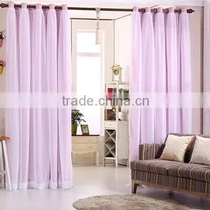 Living Room Curtains Polyester Blackout Woven Stripe Fabric thumbnail-3
