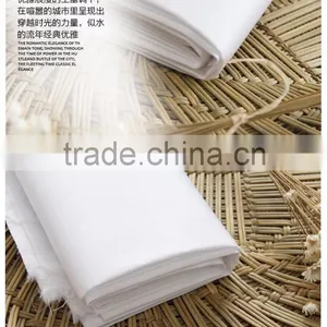 100% Rayon Pure White Fabric thumbnail-6