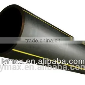 PE100 HDPE Gas and Oil Pipe With Yellow Stripes thumbnail-1