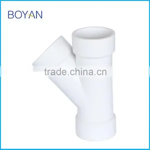 Drainage Products PVC DWV Fitting ASTM D2665 Y Tee thumbnail-1