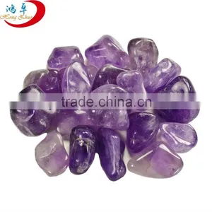 Natural Amethyst Tumbled Stone for Healing Meditation and Decoration thumbnail-1