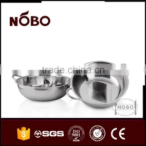 High Quality Stainless Steel Double Flavour Hot Pot Factory Supply thumbnail-1