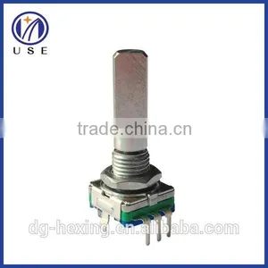 11mm Size Metal Shaft Rotary Encoder With Press Switch thumbnail-3