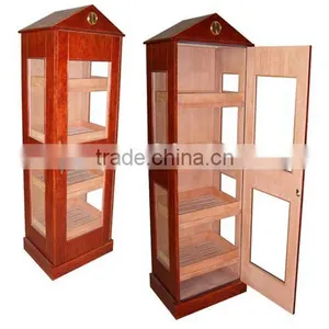 Bubinga and Huge Tower Cigar Cabinet thumbnail-1