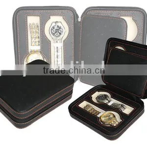 Ostrich Travel Leather Case Watch thumbnail-1