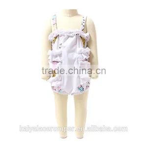 Kids Clothing Wholesale High Quality Cotton Ice Cream Ruffle Romper thumbnail-1