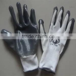 [Gold Supplier] HOT Safety Prdoucts! High Quality Nitrile Coated Safety Working Gloves in Safety Production thumbnail-1