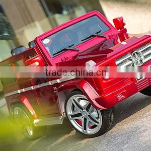 Licensed Ride on Cars for Kids Mercedes Benz G55 12V Official Authorized Baby Car With Music thumbnail-2
